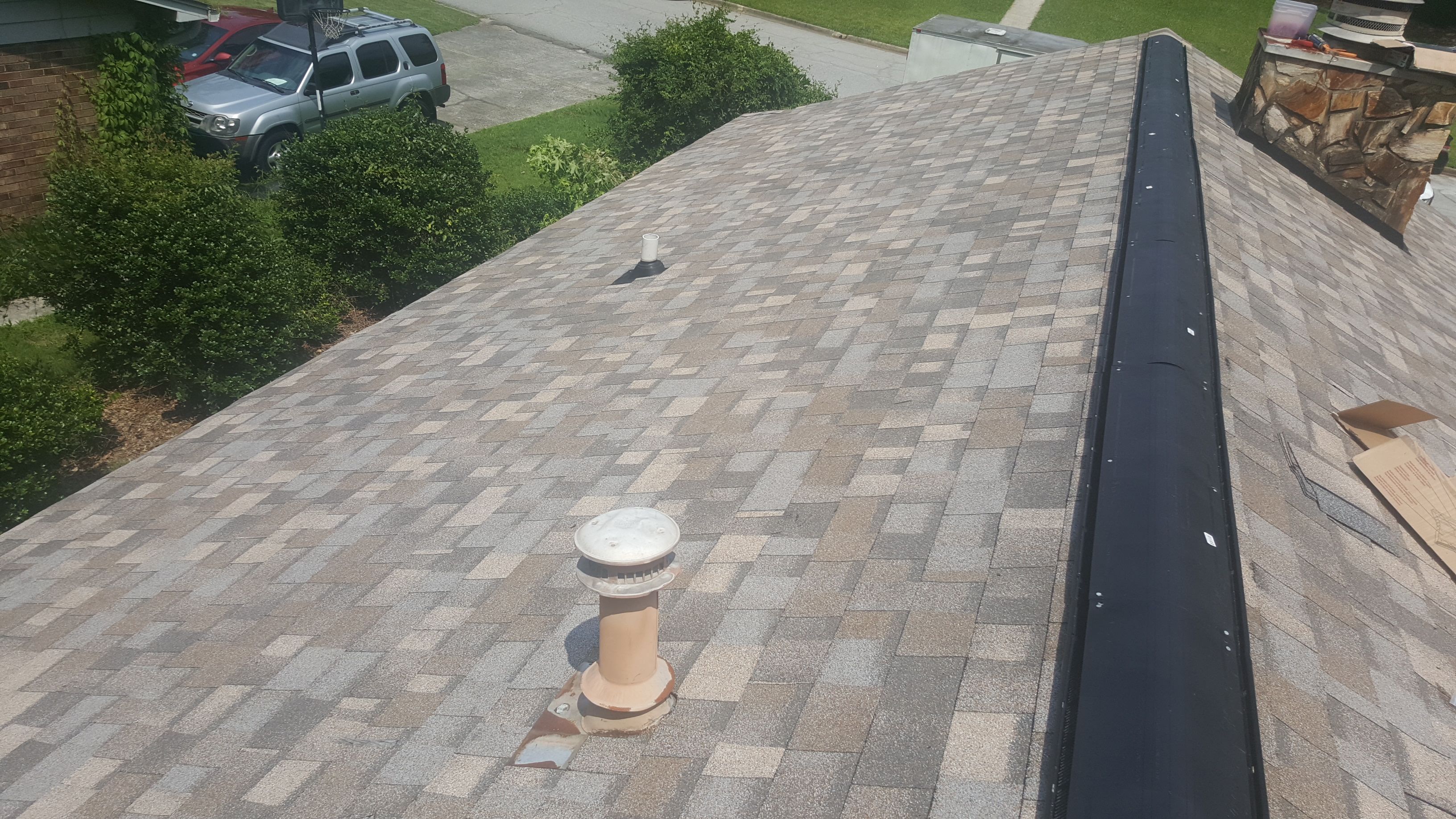 ridge vent install 1