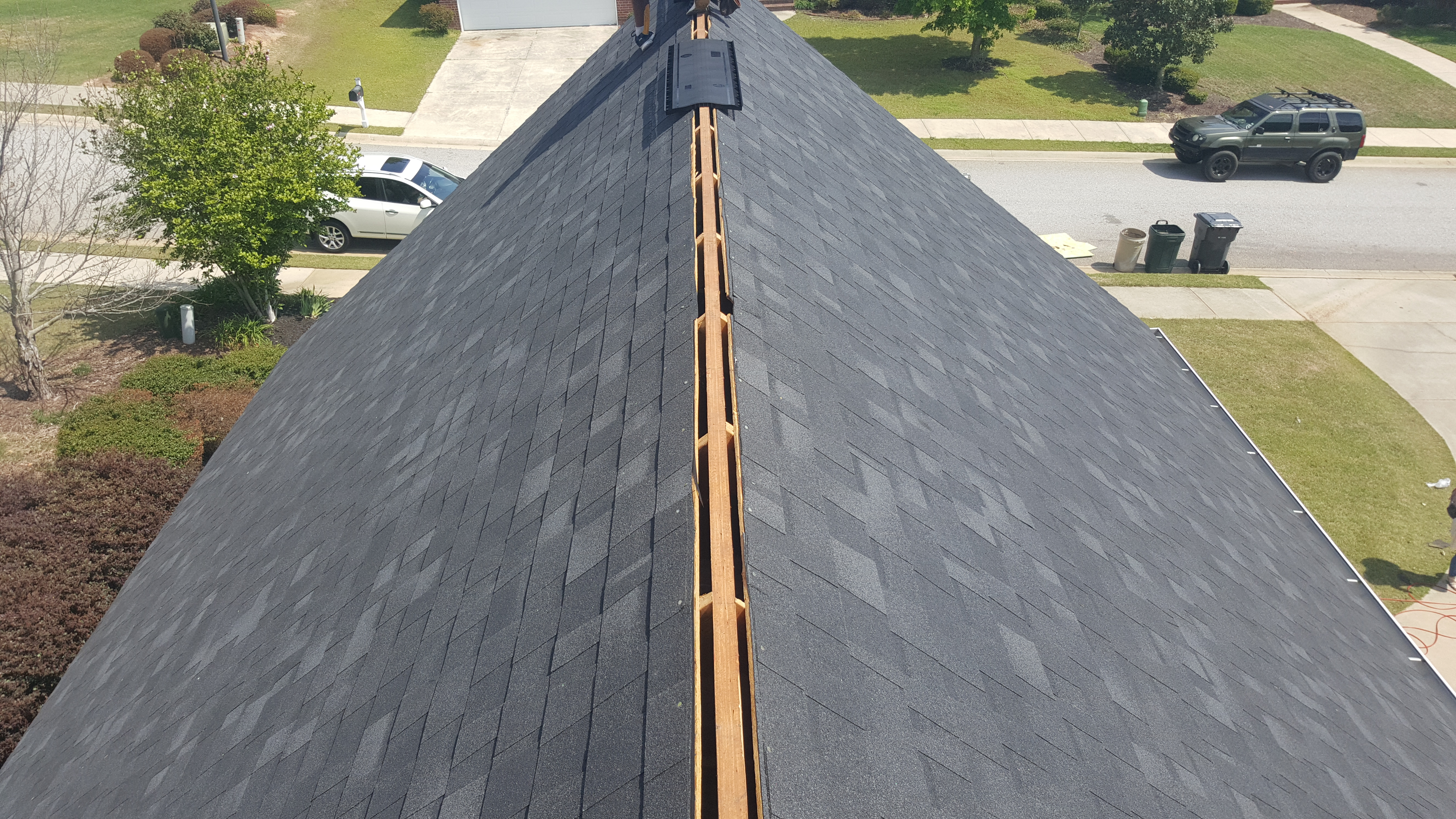 ridge vent install 2